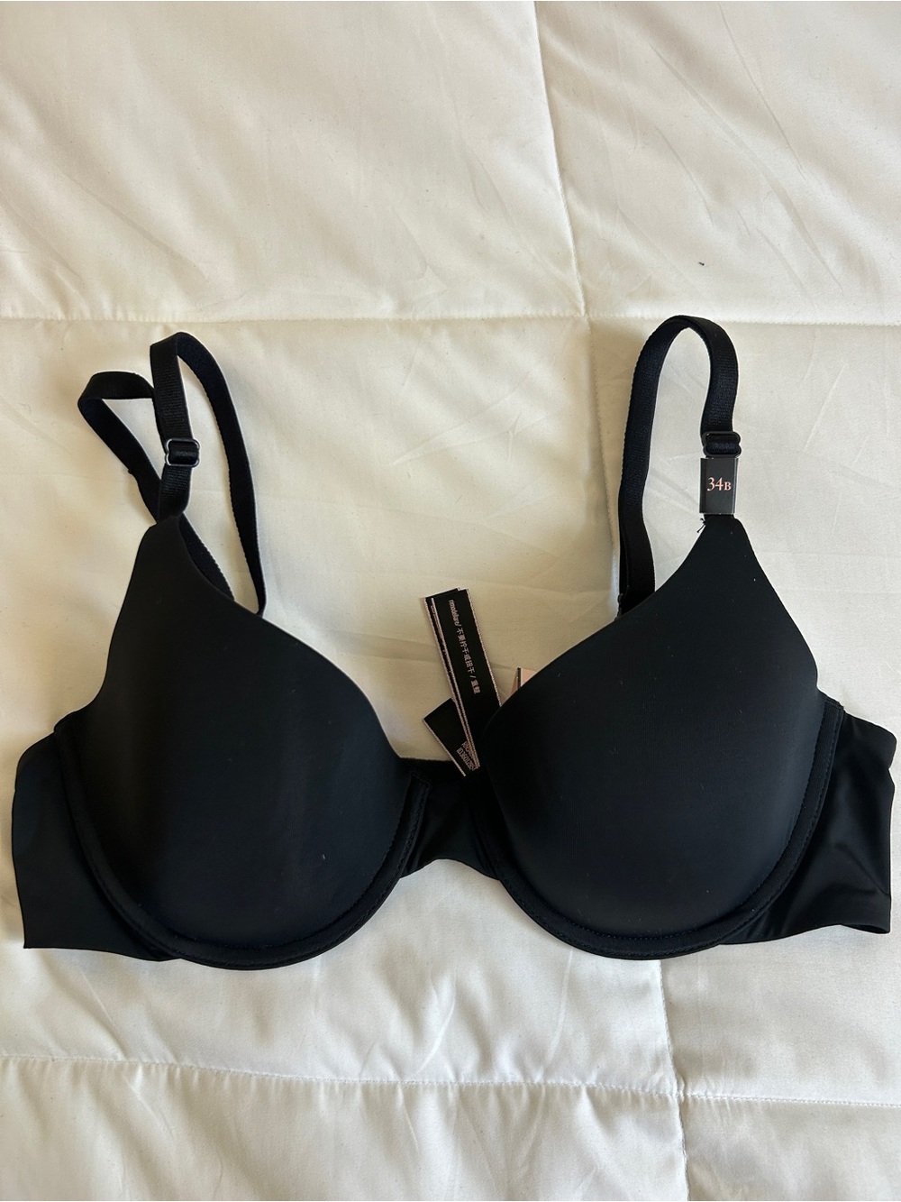 VS. Black uplift semi demi bra in 34B
